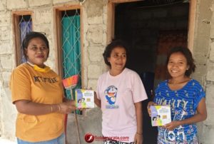 Golkar Malaka Salurkan Bantuan Makanan Untuk Bumil Dan Balita