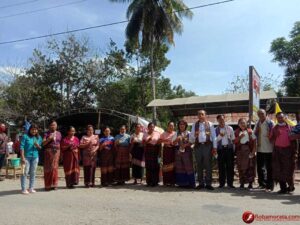 Keluarga Besar Taolin Kompak Dampingi SBS-WT Kampanye Di Numponi