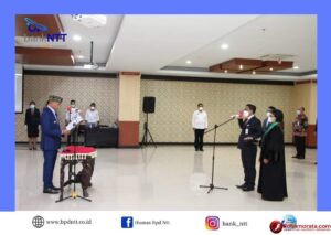 Gubernur NTT Lantik Paulus Steven Messakh Jadi Dirpem Kredit Bank NTT