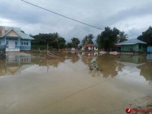 Ratusan Rumah Di Desa Oanmane Terendam Banjir