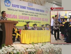 Bupati Belu Minta Alumnus STISIP Fajar Timur Jaga Kompetensi