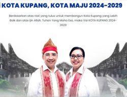 Lakukan Kampanye Digital, Jeriko-Adinda Launching Website Kupang Kota Maju