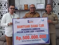 Dukung Persebata di Liga 3, Bank NTT Bantu  500 Juta
