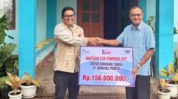 Dirum Bank NTT Serahkan Dana CSR Kepada Seminari Tinggi St Mikael Penfui