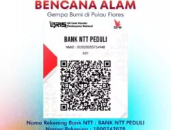 Bank NTT Buka Saluran Donasi untuk Korban Gempa Flores